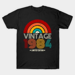 Vintage 1984 Limited Edition Birthday Gift T-Shirt